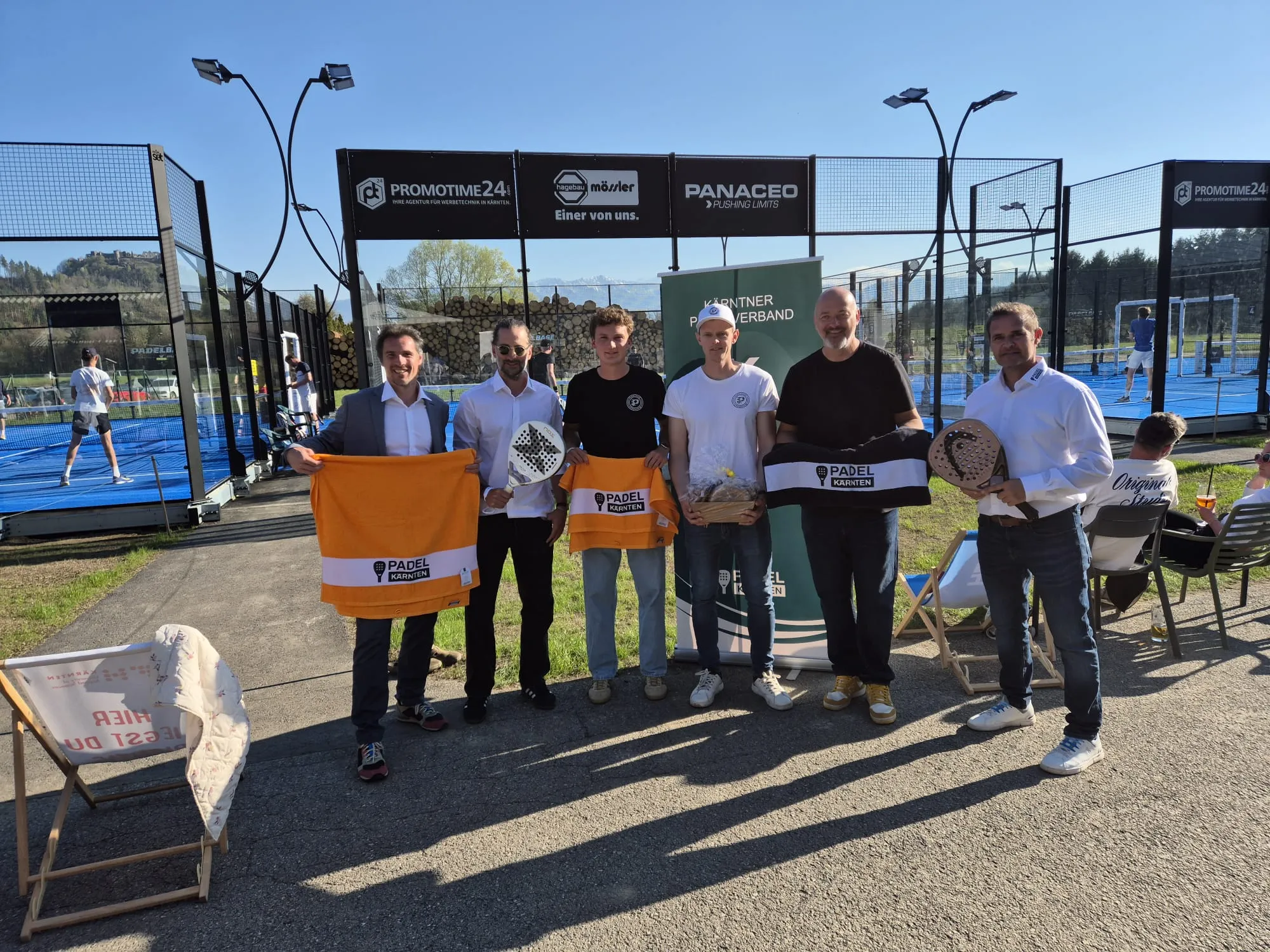 KPV bei der Eröffnung der Padelbase Annenheim