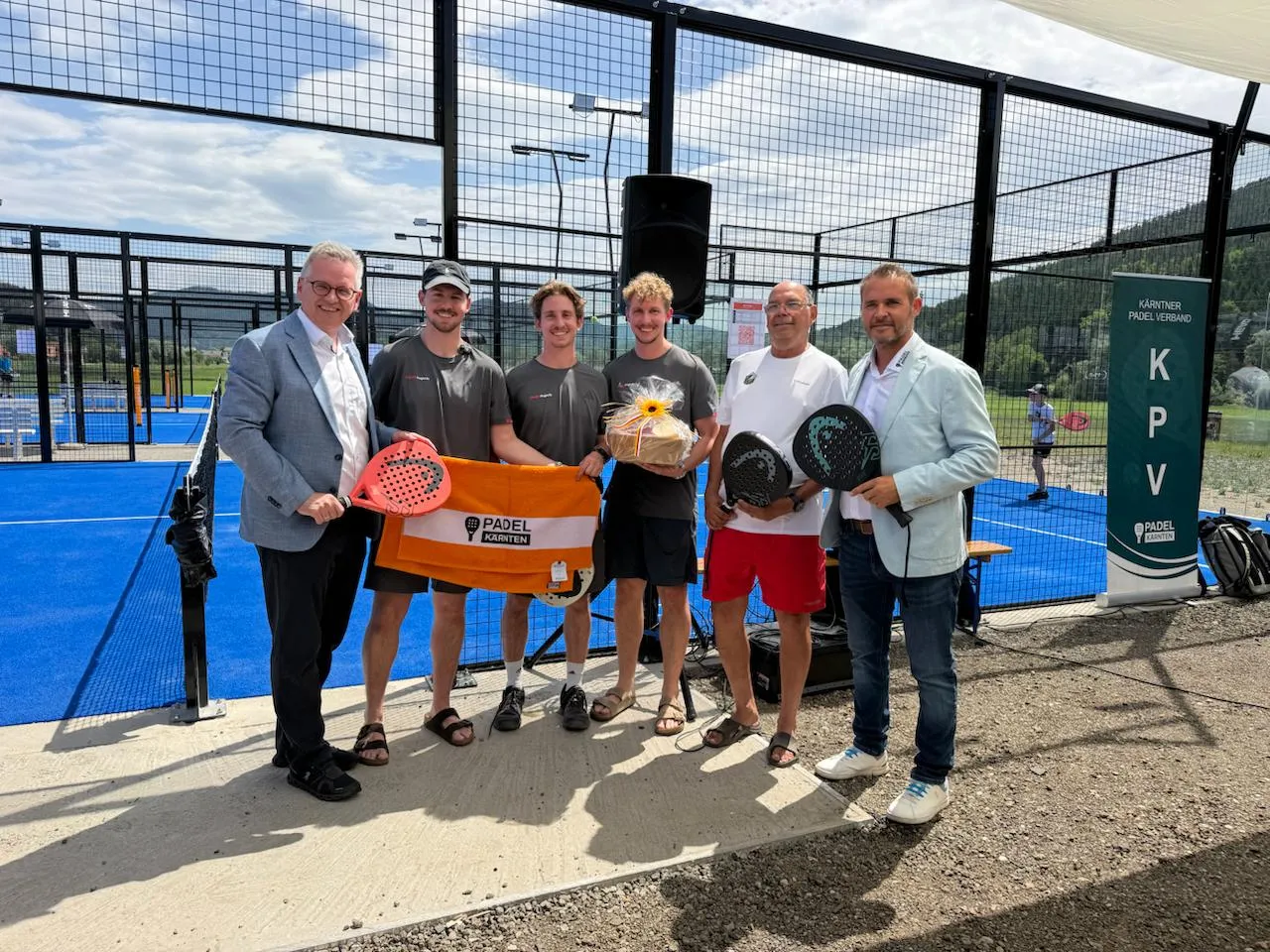 Offizielle Eröffnung von Padel Magdalensberg