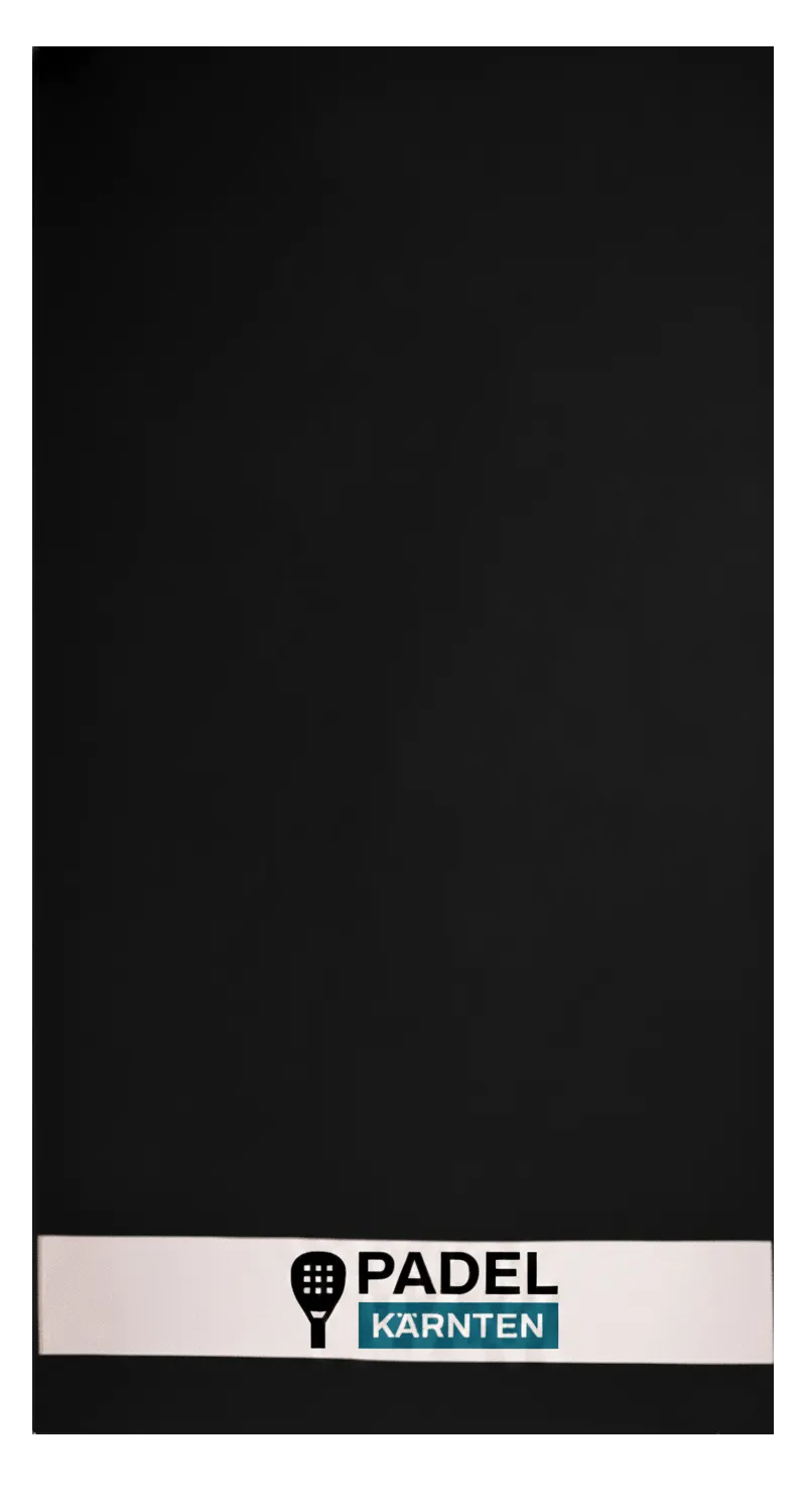 Padel Kärnten Handtuch Schwarz