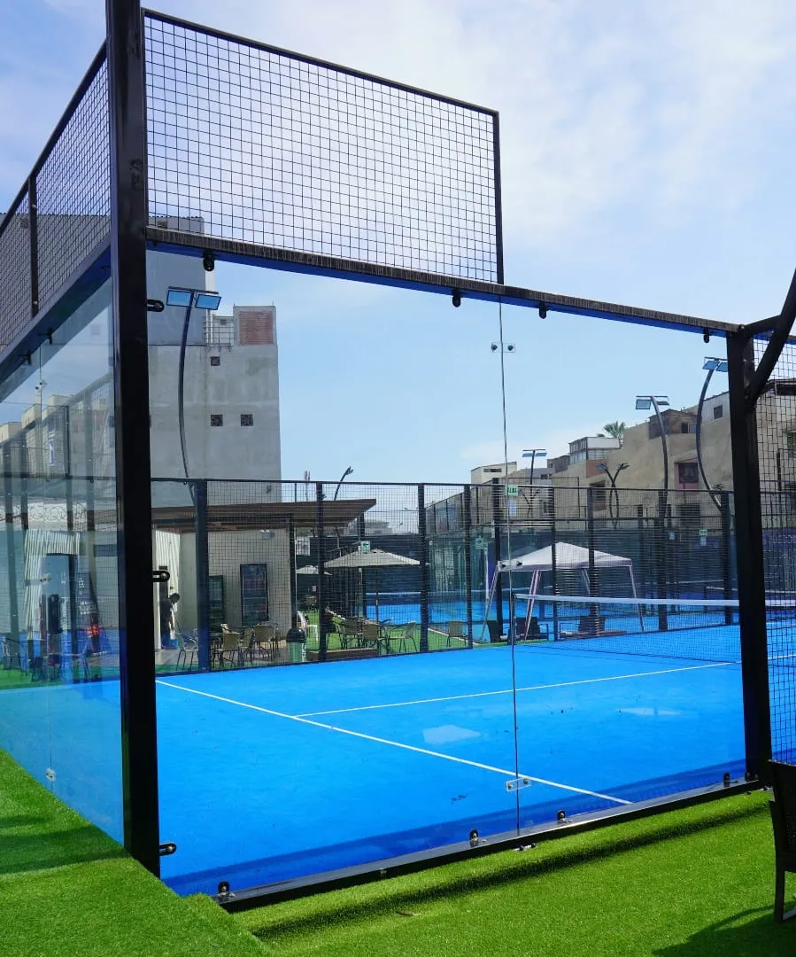 Aussehen des Padel Platzes